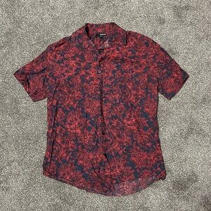 Men’s floral button up